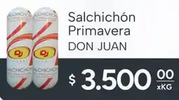 El Milagro Mayorista Don juan primavera salchichón oferta