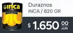 El Milagro Mayorista Inca duraznos oferta