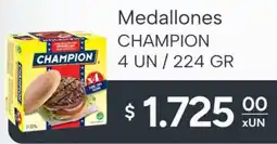 El Milagro Mayorista Champion medallones oferta