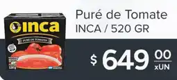 El Milagro Mayorista Inca puré de tomate oferta