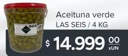 El Milagro Mayorista Las seis aceituna verde oferta