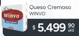 El Milagro Mayorista Winvo queso cremoso oferta