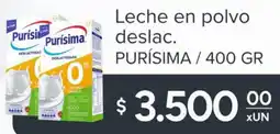El Milagro Mayorista Purísima leche en polvo deslac. oferta