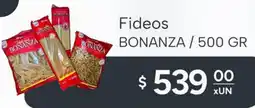 El Milagro Mayorista Bonanza fideos oferta