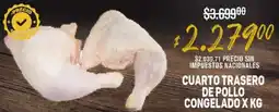 Makro Cuarto trasero de pollo congelado oferta