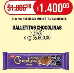Makro Chocolinas galletitas oferta