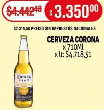 Makro Corona cerveza oferta