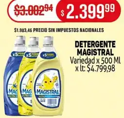 Makro Magistral detergente variedad oferta