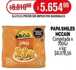 Makro Mccain papa smiles congelada oferta