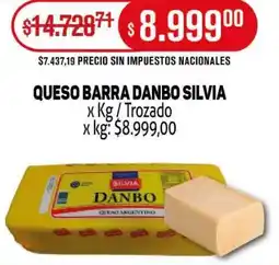 Makro Silvia queso barra danbo oferta