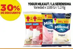 Makro Milkaut/la serenisima yogur variedad oferta