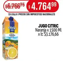 Makro Citric jugo naranja oferta