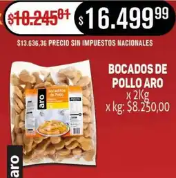 Makro Aro bocados de pollo oferta