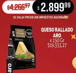 Makro Aro queso rallado oferta