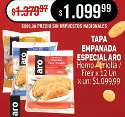 Makro Aro tapa empanada especial horno criolla/ freir oferta