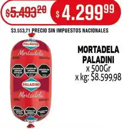 Makro Paladini mortadela oferta