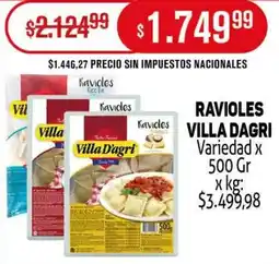 Makro Ravioles villa dagri variedad oferta