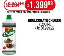 Makro Chuker edulcorate oferta