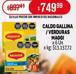 Makro Maggi caldo gallina /verduras oferta