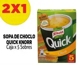 Makro Knorr sopa de choclo quick caja oferta
