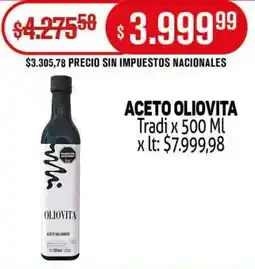 Makro Oliovita aceto tradi oferta