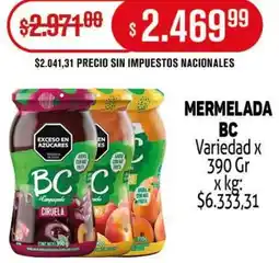 Makro Bc mermelada variedad oferta