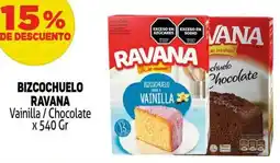 Makro Ravana bizcochuelo vainilla/ chocolate oferta