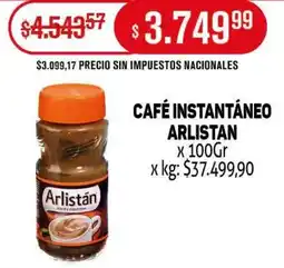 Makro Arlistán café instantáneo oferta