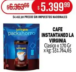 Makro La virginia cafe instantaneo clásico oferta