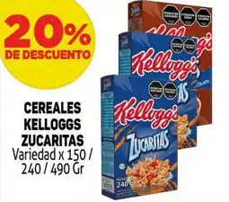 Makro Kellogg's cereales zucaritas variedad oferta