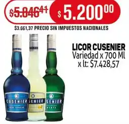 Makro Cusenier licor variedad oferta