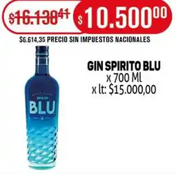 Makro Spirito blu gin oferta