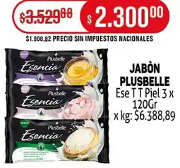 Makro Plusbelle ese jabón tt piel 3 oferta
