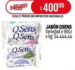 Makro Jabón qsens variedad oferta