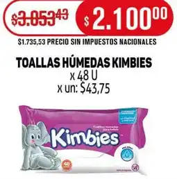 Makro Kimbies toallas húmedas oferta