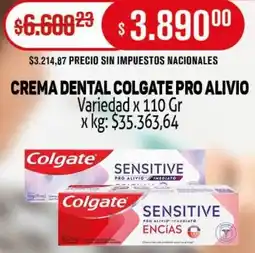 Makro Colgate crema dental pro alivio variedad oferta