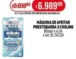 Makro Máquina de afeitar prestobarba 3 cooling blister oferta