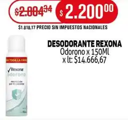Makro Rexona desodorante odorono oferta