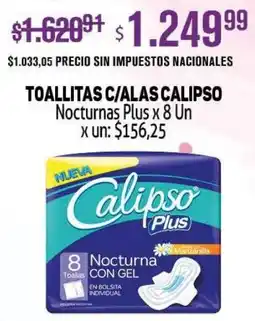 Makro Calipso toallitas c/alas nocturnas plus oferta