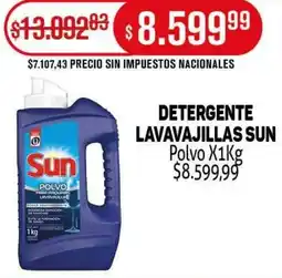 Makro Sun detergente lavavajillas polvo oferta