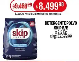 Makro Skip expert detergente polvo b/e oferta