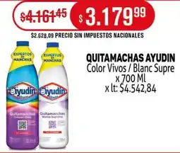 Makro Ayudín quitamanchas color vivos/blanc supre oferta