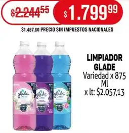 Makro Glade limpiador variedad oferta