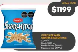 Supermercados Tadicor Granix skarchitos copos de maíz oferta