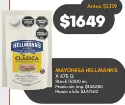 Supermercados Tadicor Hellmann's mayonesa oferta