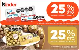 Supermercados Tadicor Kinder chocolate oferta