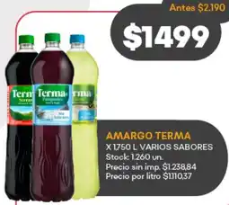 Supermercados Tadicor Amargo terma varios sabores oferta