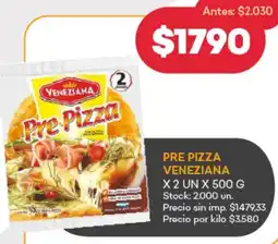 Supermercados Tadicor Pre pizza veneziana oferta