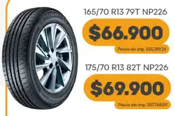 Supermercados Tadicor Sunny neumaticos 165/70 r13 79t np226 oferta