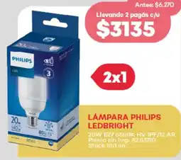 Supermercados Tadicor Philips lámpara ledbright oferta